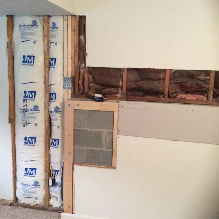 Wall insulation replacement during Structural Drying in Viera East